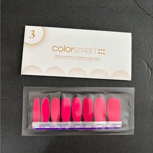 Color Street Nail Strips Ladies Night in Bold Pink